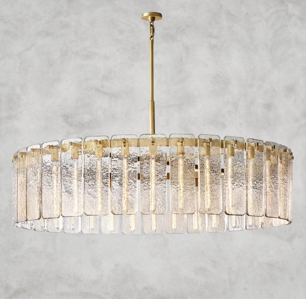 Calamette Glass Round Chandelier 36", 48", 60"