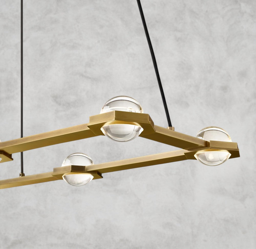 Éclatant Rectangular Chandelier 54
