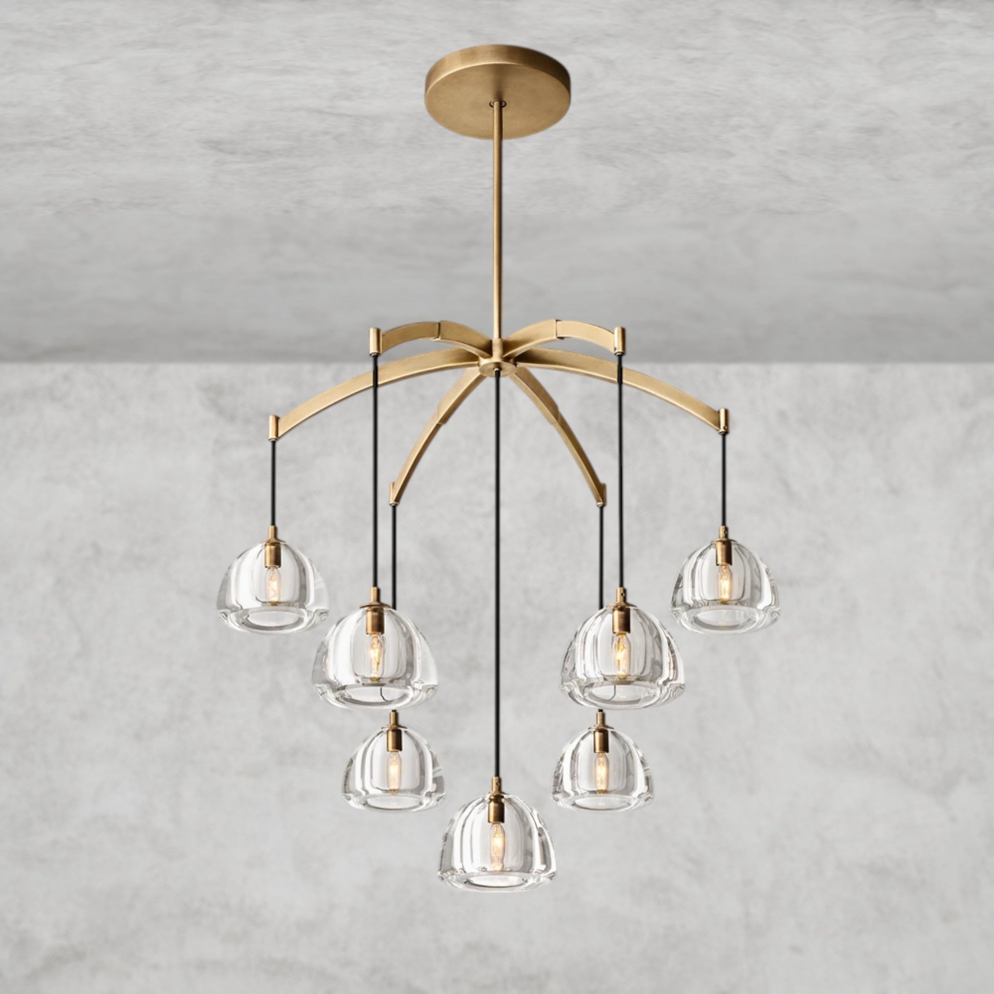 Hemisphere Round Chandelier 36", 48", 60"