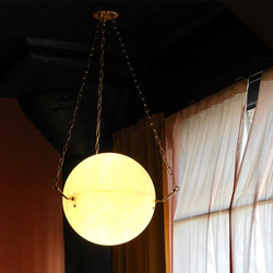 Zenobia Alabaster Kitchen Pendant Light