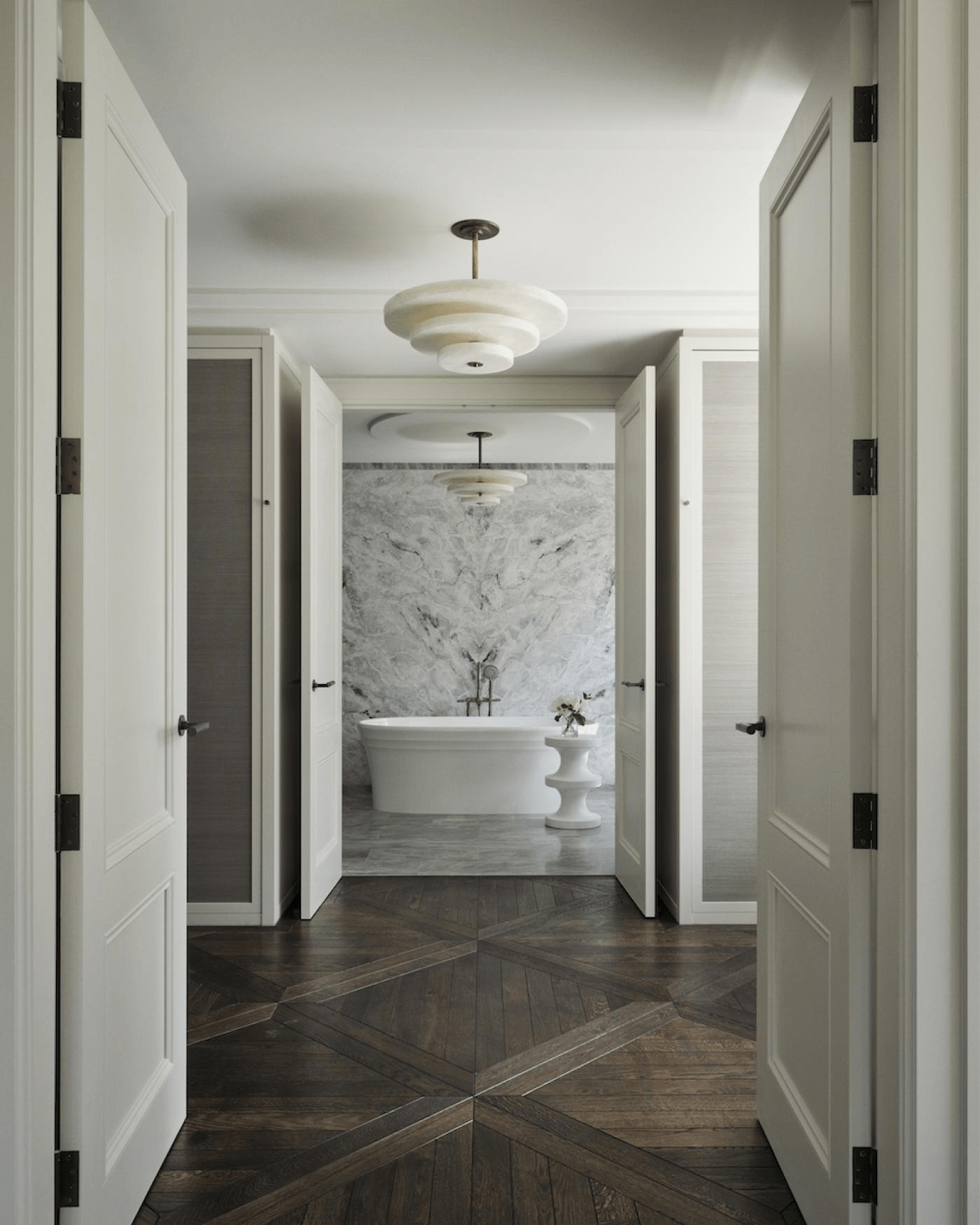 Ice Queen Alabaster Chandelier