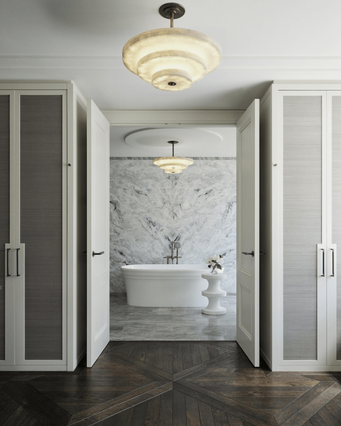 Ice Queen Alabaster Chandelier