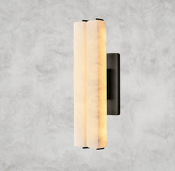 Audubon Alabaster Double Sconce