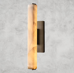 Audubon Alabaster Single Sconce