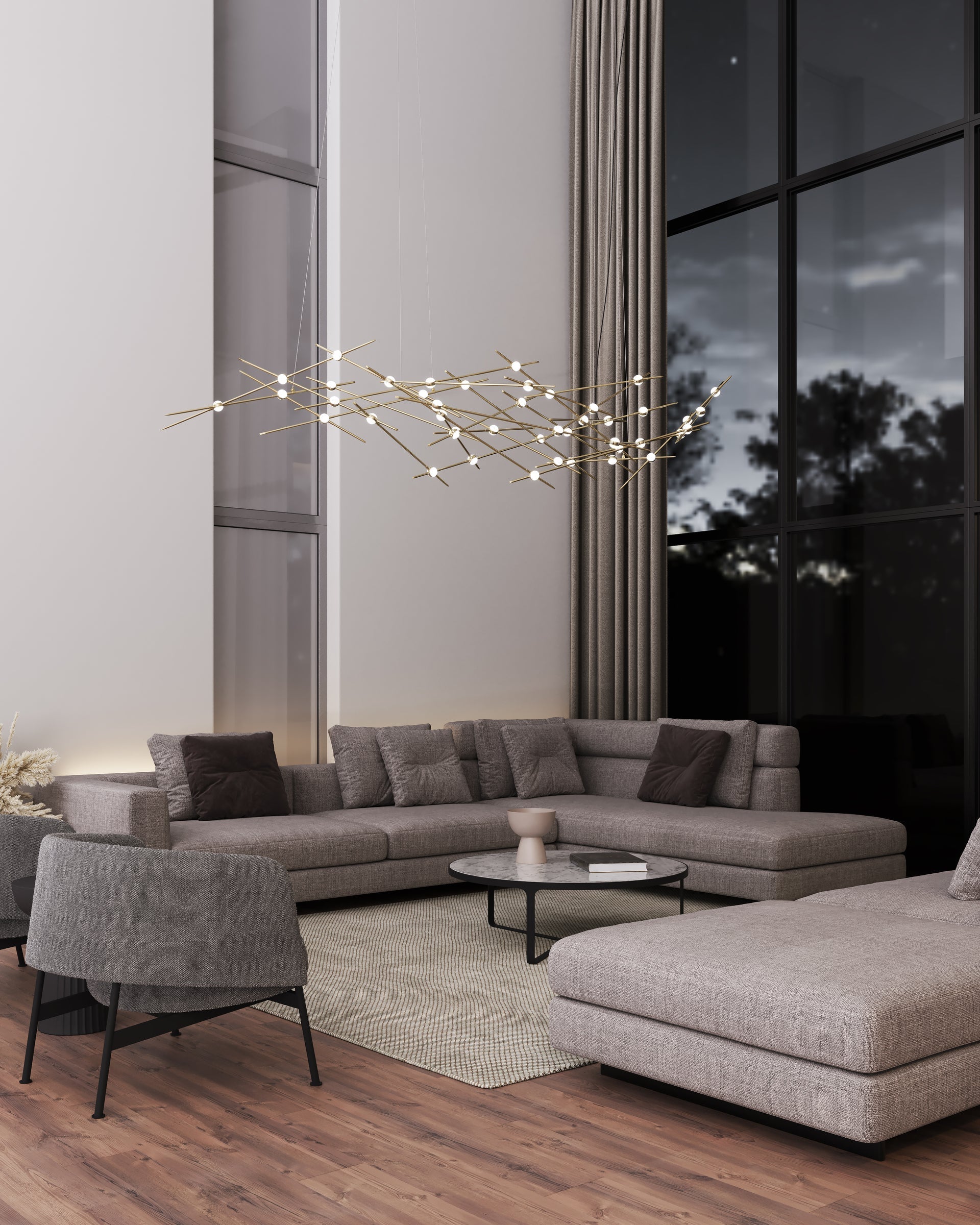 Constellation Chandelier 92W"