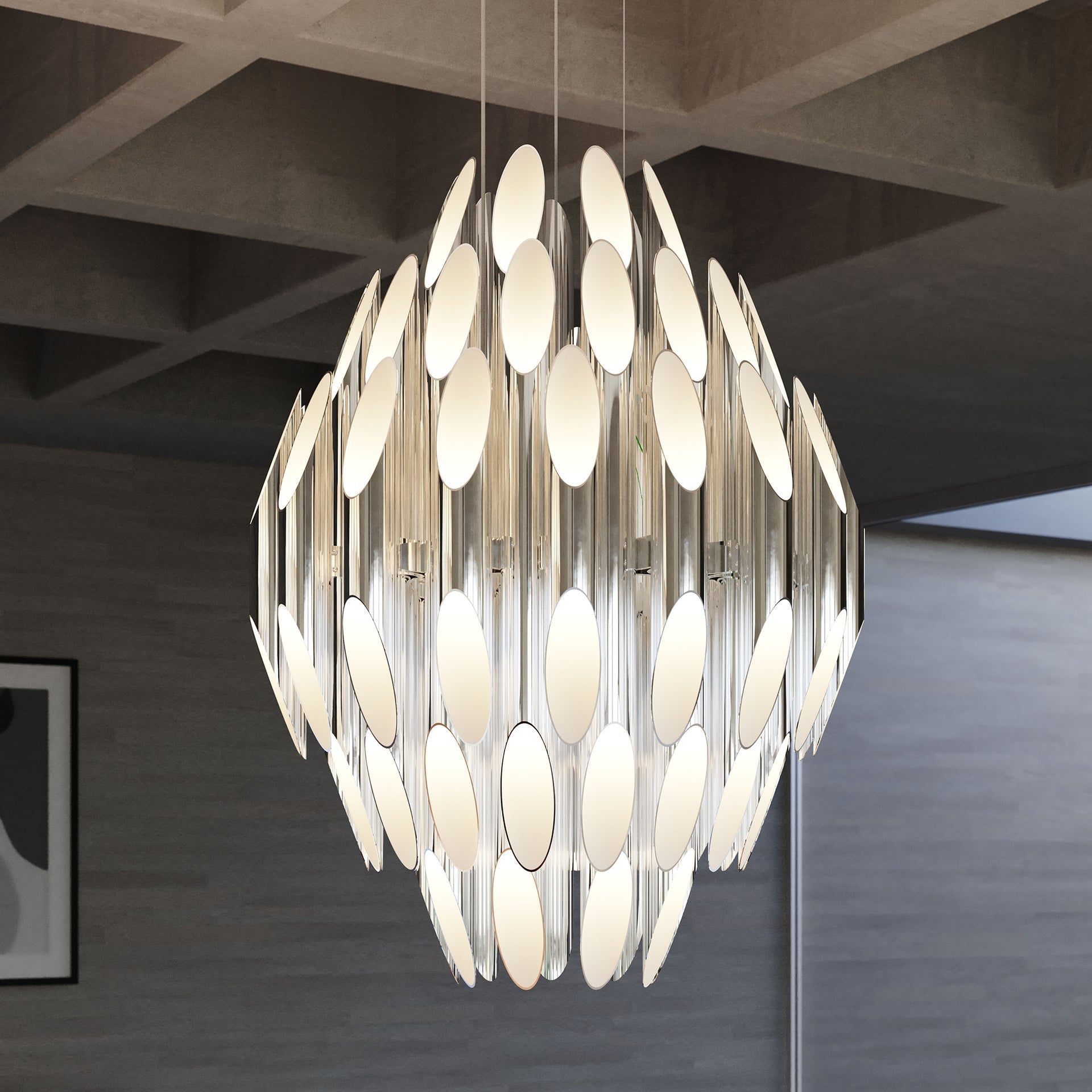 Chimes Chandelier 32.25H