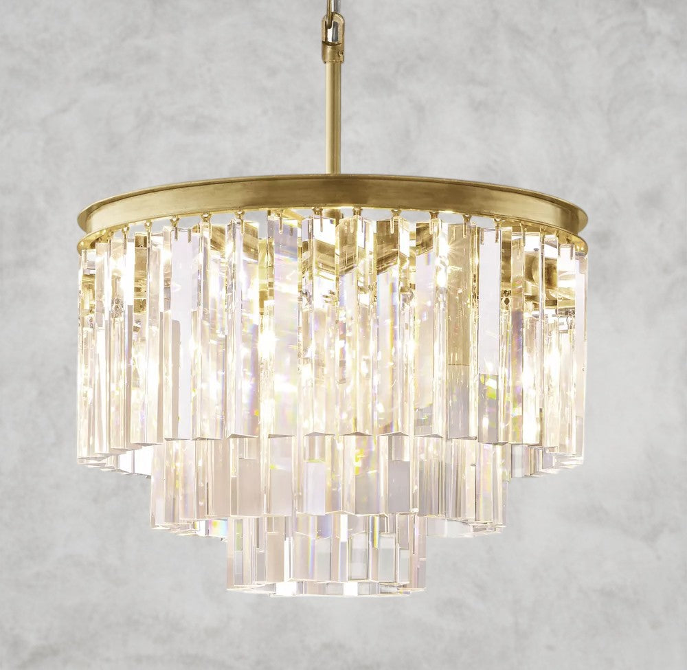 1920s Odeon Round Chandelier 20", 32", 44"