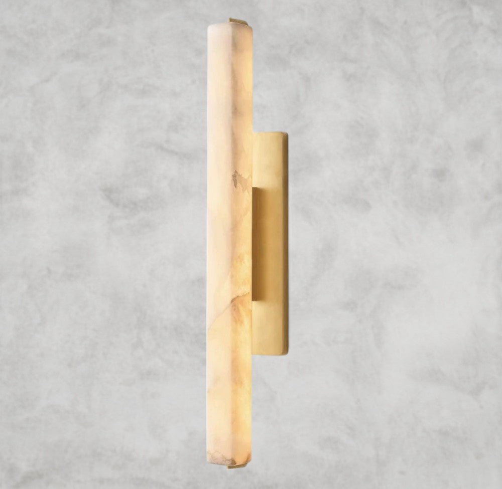 Audubon Alabaster Single Sconce