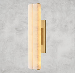 Audubon Alabaster Double Sconce