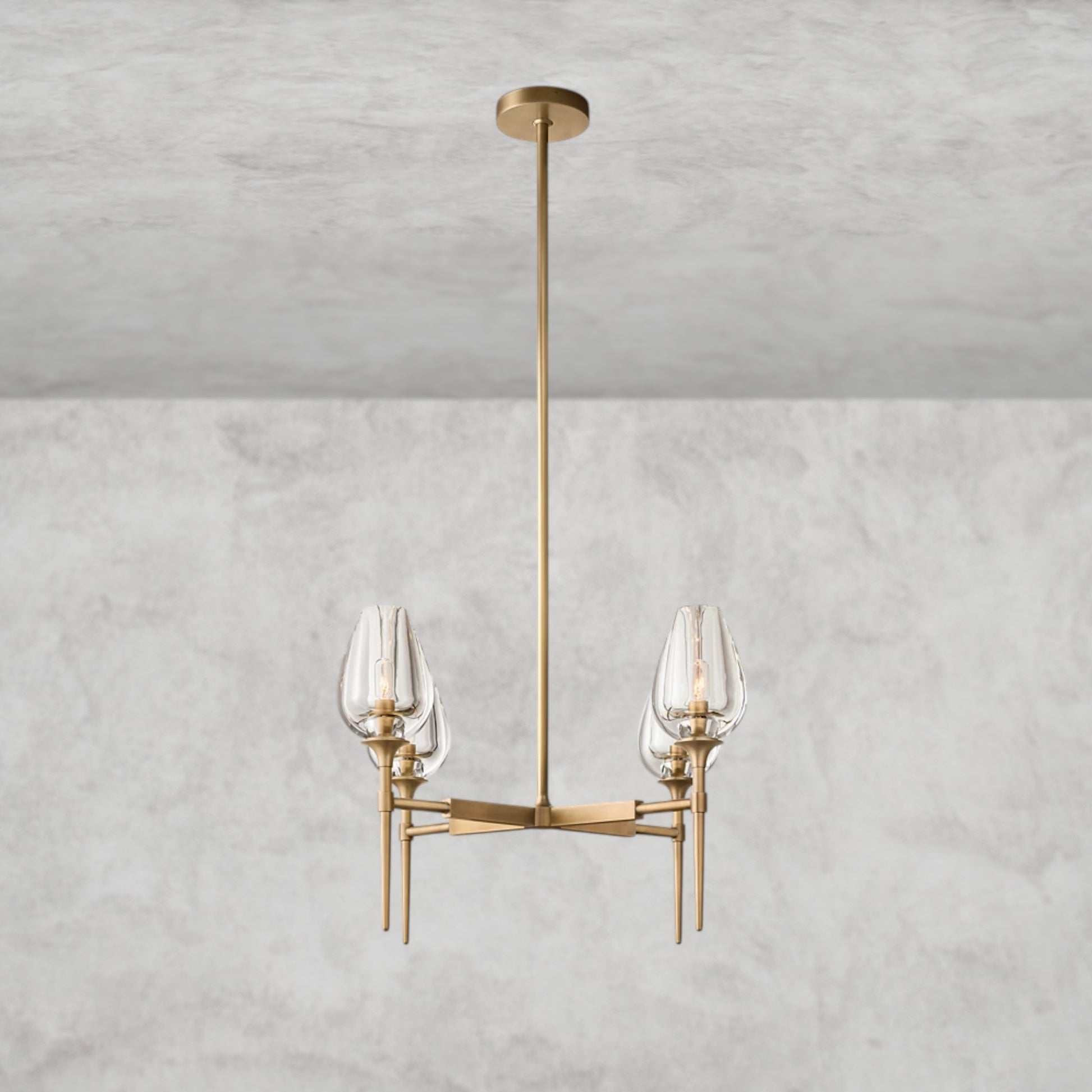 TULIP ROUND CHANDELIER 27", 42", 54"