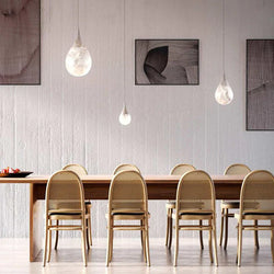 Hailey Alabaster Raindrop Pendant Lighting, Dining Table Pendant 4.25", 7", 9.75", 11.81", 13.78"