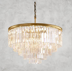 1920s Odeon Round Chandelier 20", 32", 44"