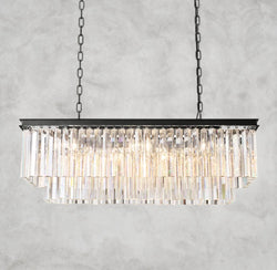 1920S Odeon Rectangular Chandelier 40", 49", 59"