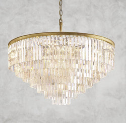 1920s Odeon Round Chandelier 20", 32", 44"