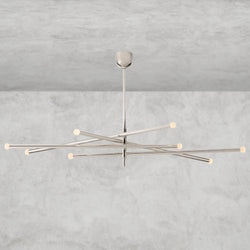 ROUSSEAU 8-LIGHT MOBILE ORB CHANDELIER 53", 68"