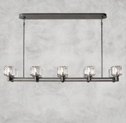 Demaret double Linear chandelier 54", 72"
