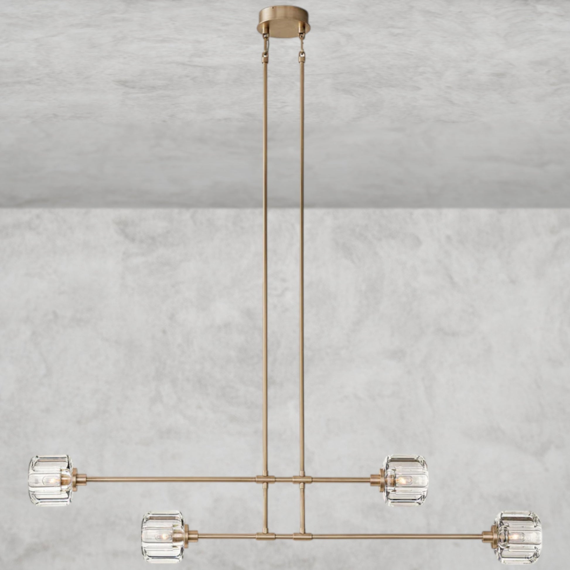 Demaret Mobile Linear Chandelier 54", 72"