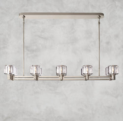 Demaret double Linear chandelier 54", 72"