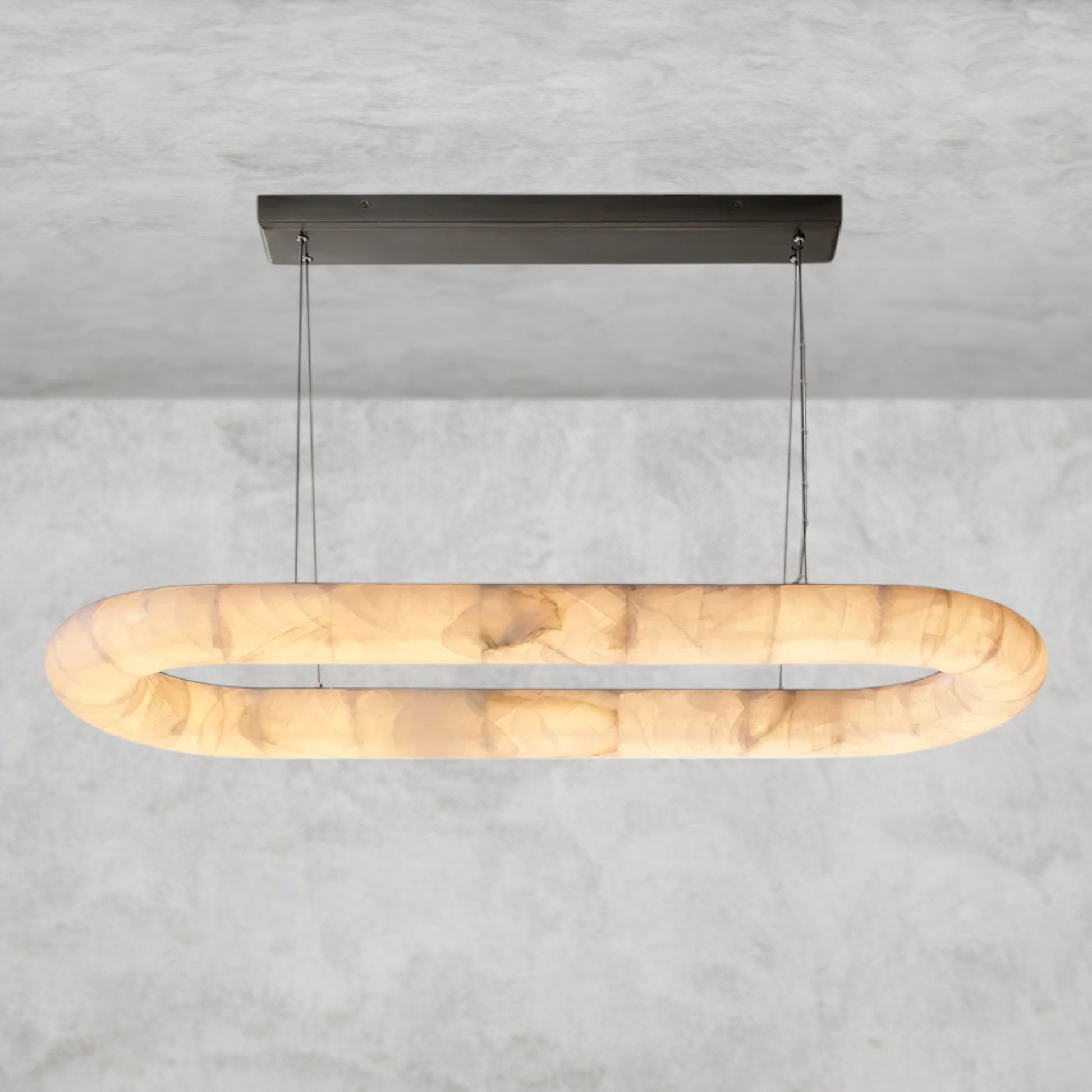 Rivage Lisse Oval Chandelier 57", 74"