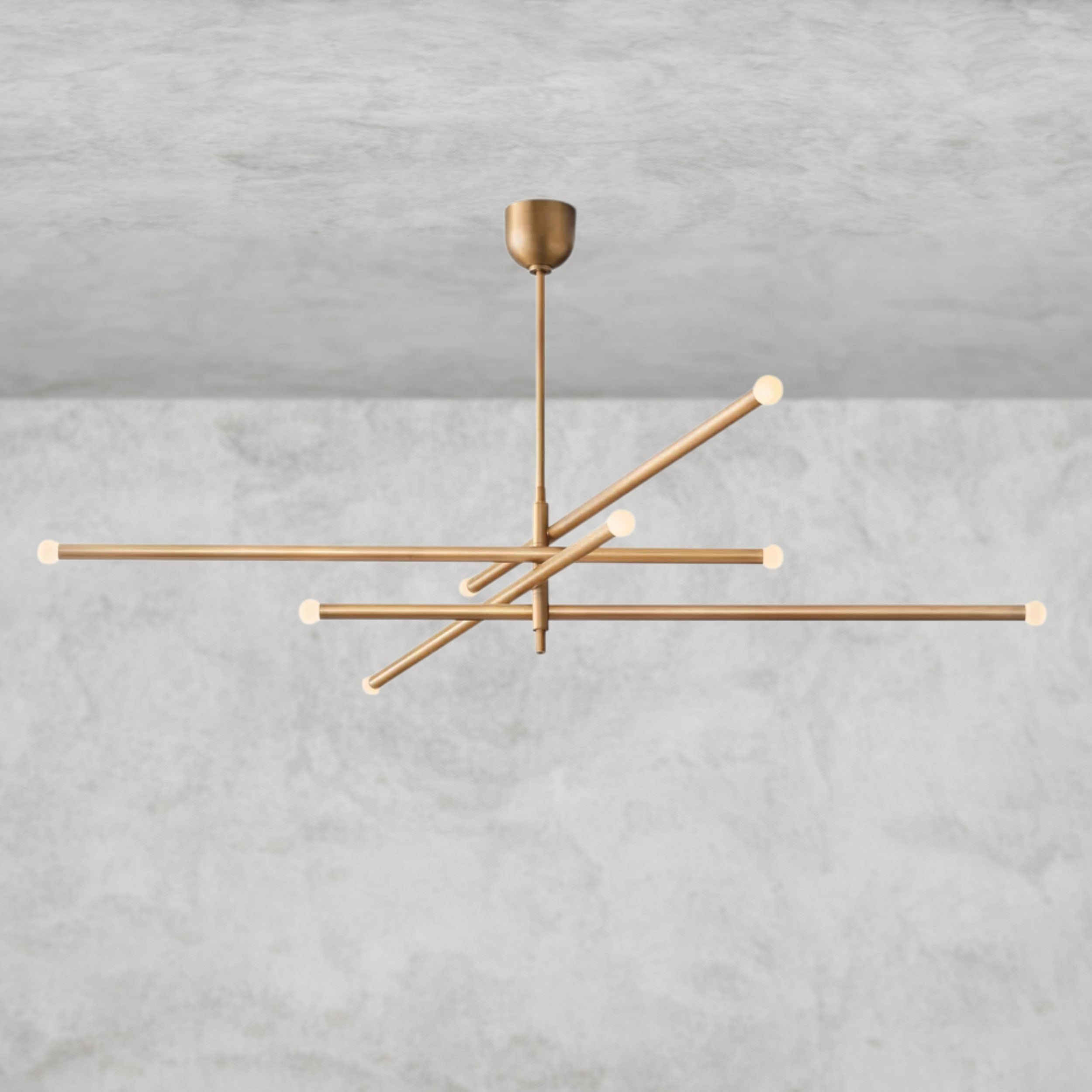 ROUSSEAU 8-LIGHT MOBILE ORB CHANDELIER 53