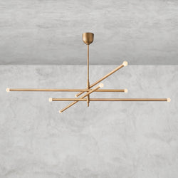 ROUSSEAU 8-LIGHT MOBILE ORB CHANDELIER 53", 68"