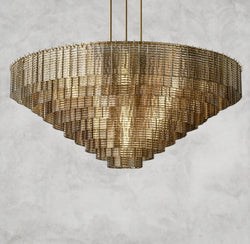 Sirene Smoke Glass Round Chandelier 41", 52", 65"