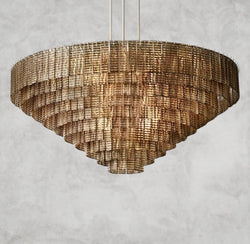 Sirene Smoke Glass Round Chandelier 41", 52", 65"
