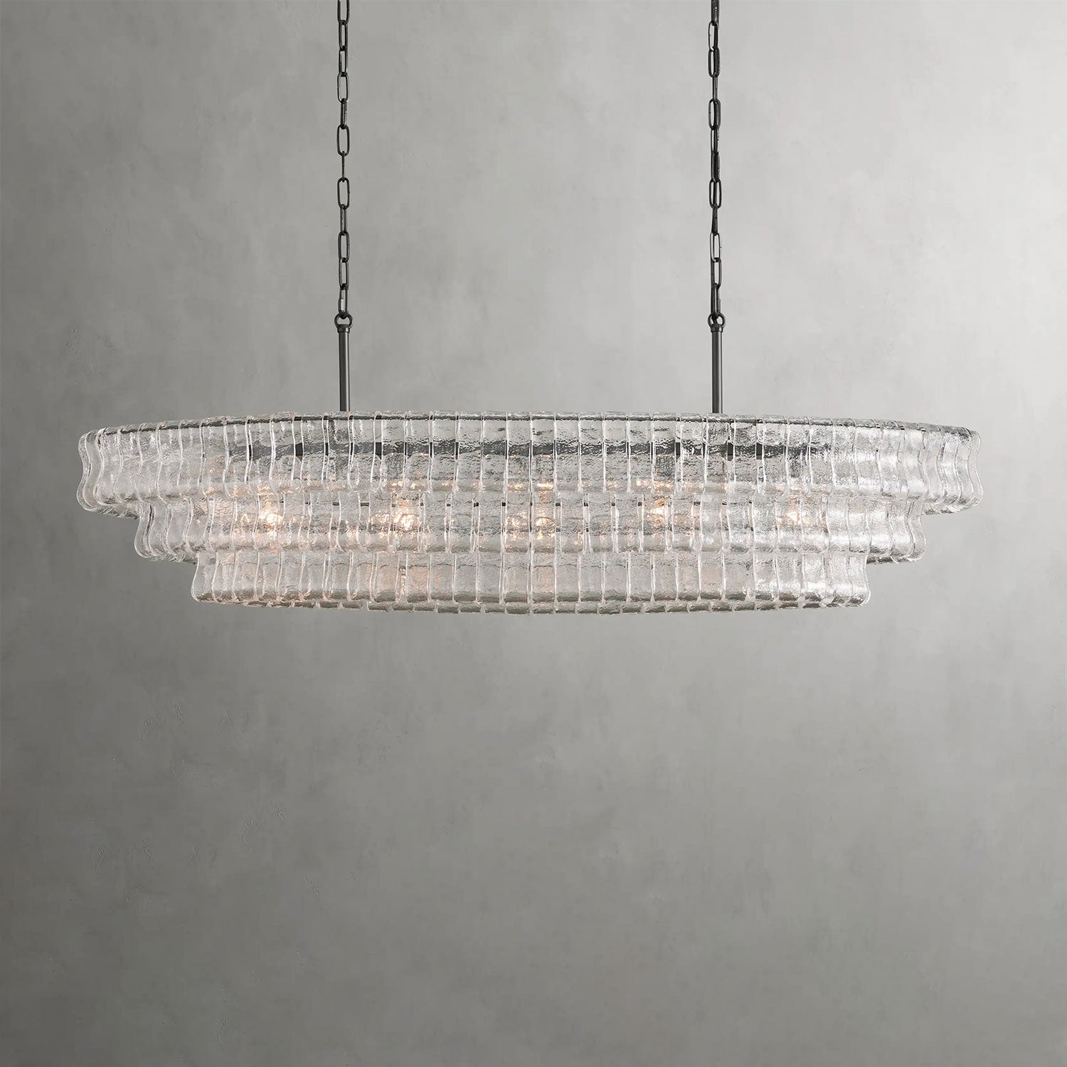 Ghiaccio Oval Chandelier 54
