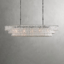 Ghiaccio Oval Chandelier 54", 65"