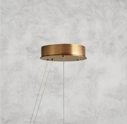 Halima Halo Alabaster Chandelier