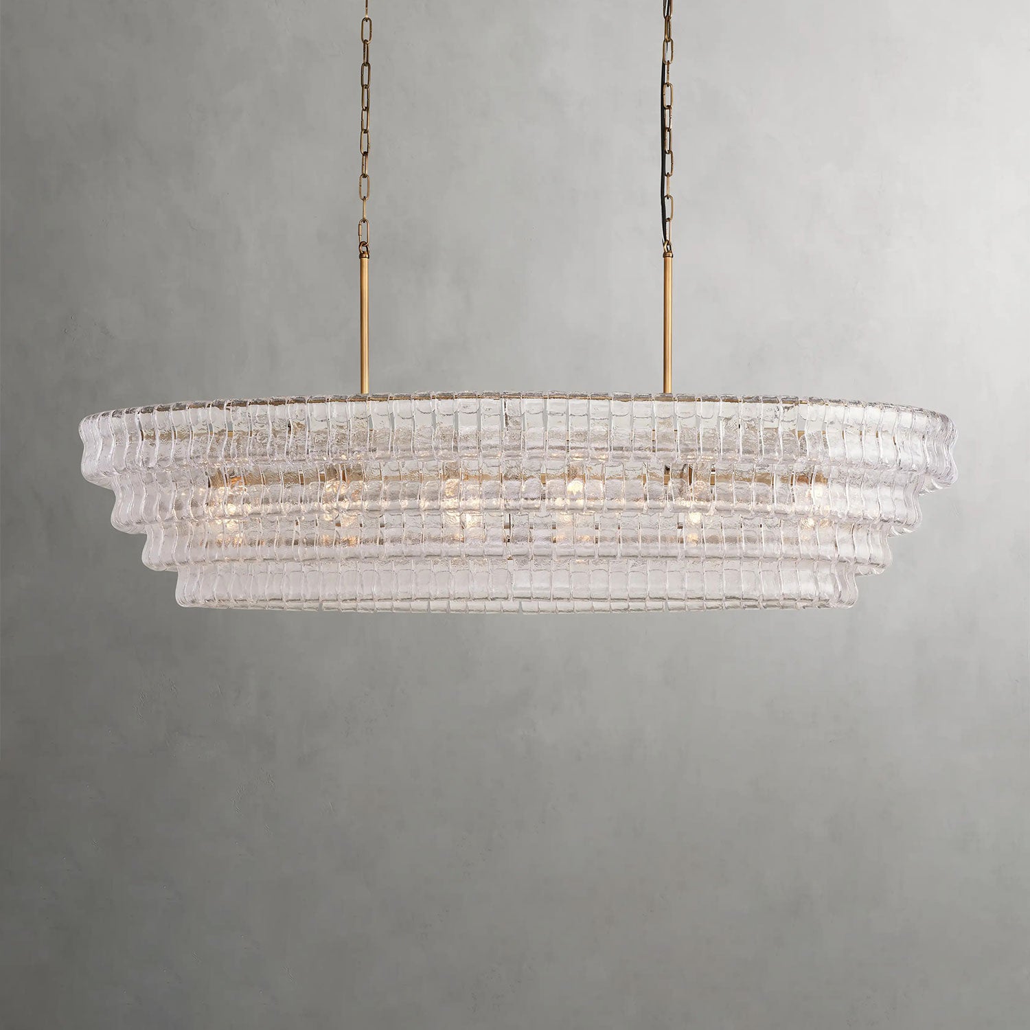 Ghiaccio Oval Chandelier 54