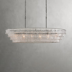 Ghiaccio Oval Chandelier 54", 65"