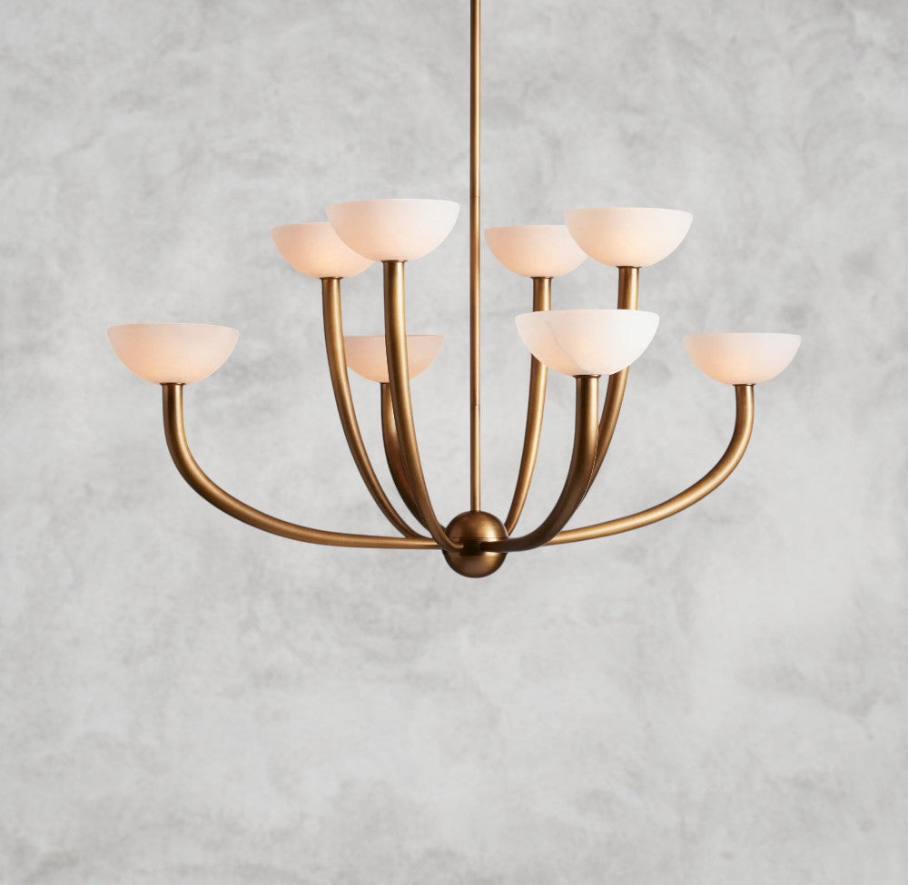 Saguaro Alabaster Chandelier 22", 42"