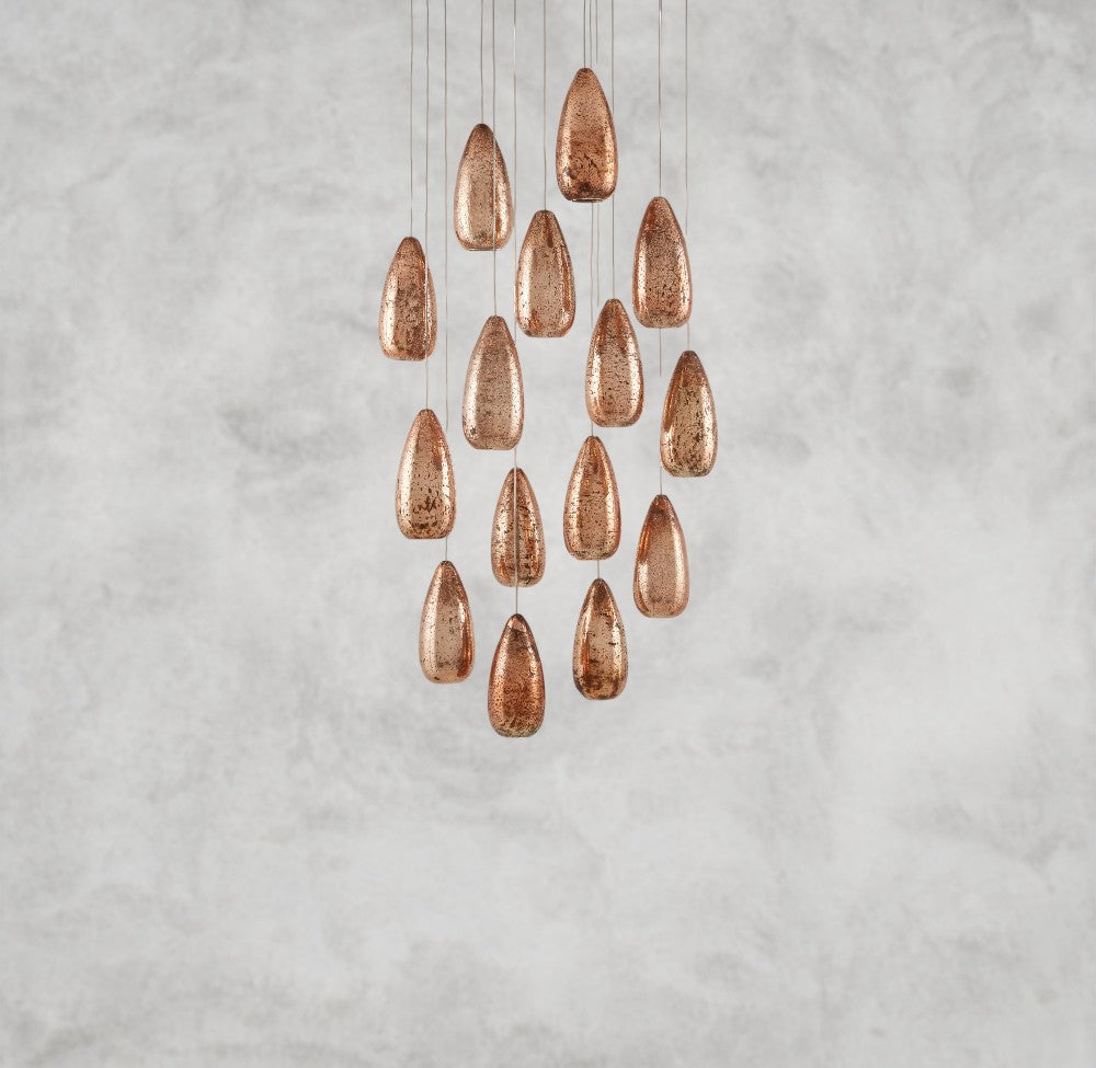 Edda Round Glass Chandelier 23