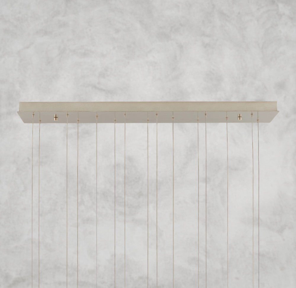 Edda Linear Glass Chandelier 48