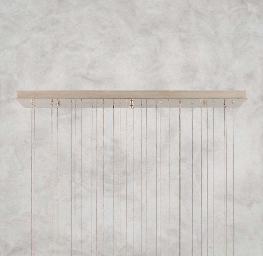 Edda Linear Glass Chandelier 48