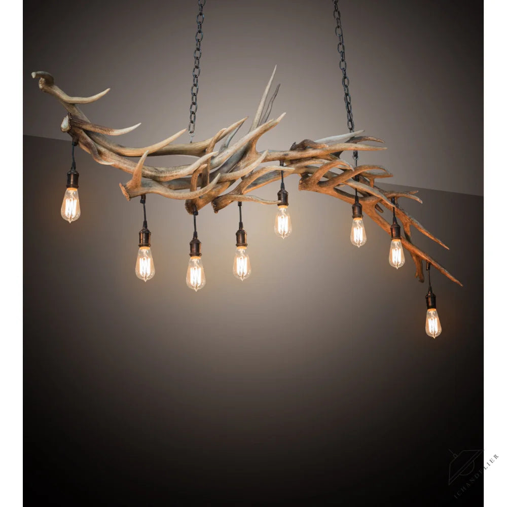 8 - Light Chandelier 69"W