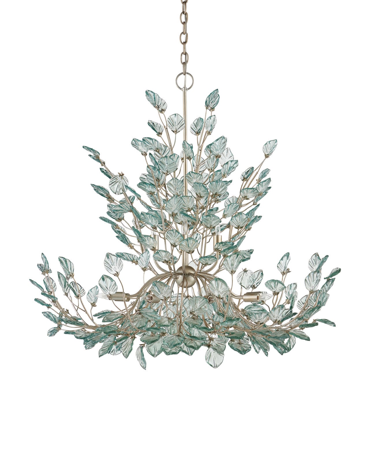 Baobab Large Recycled Glass Chandelier