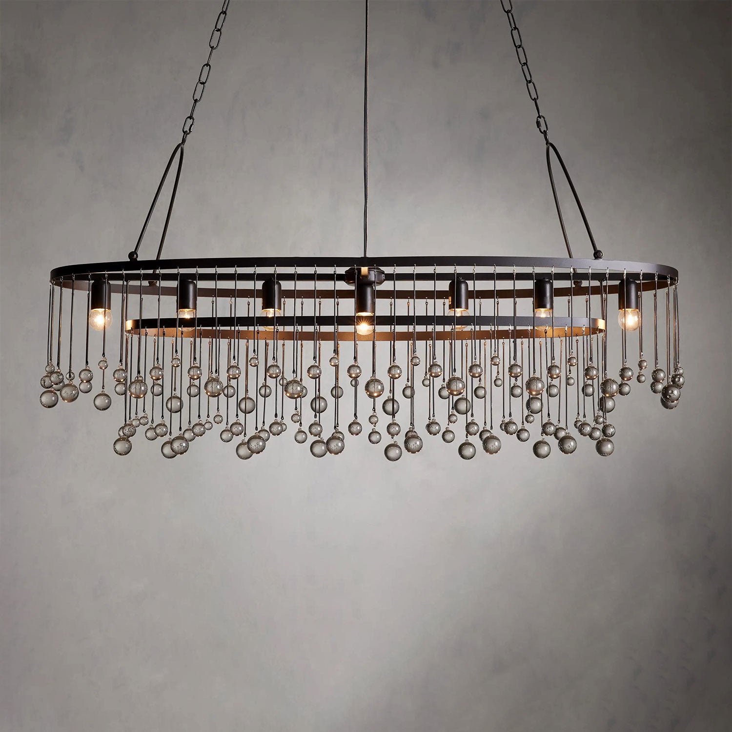 Aubrey Oval Chandelier 52.5