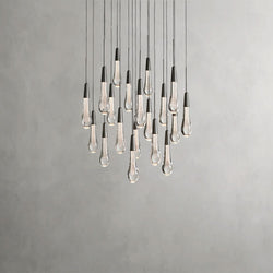 Soltaire Round Chandelier 17", 24", 36", 58"