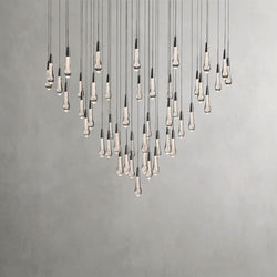 Soltaire Round Chandelier 17", 24", 36", 58"