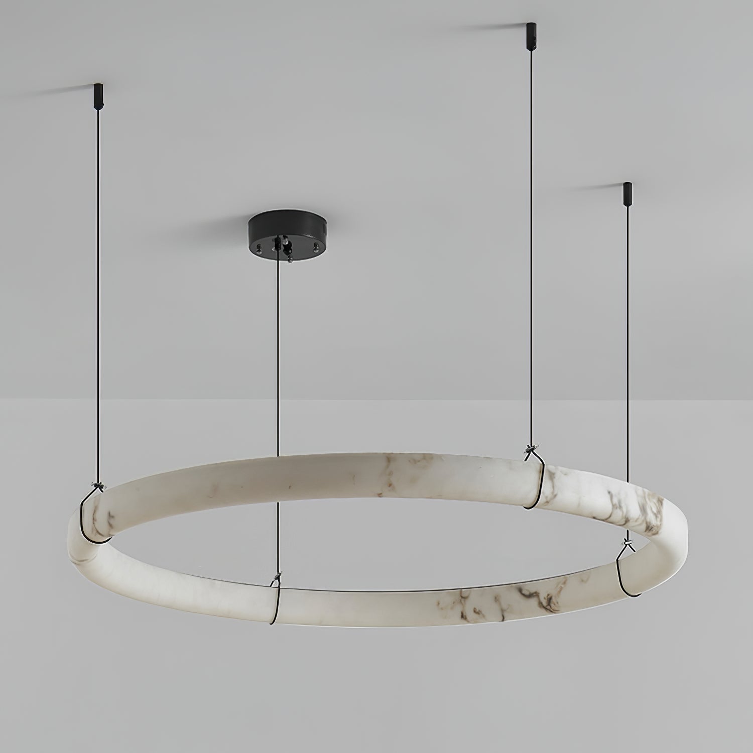 Alabaster Ring Pendant Lamp