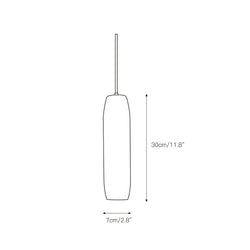 Wrenna Alabaster Flute Pendant Light