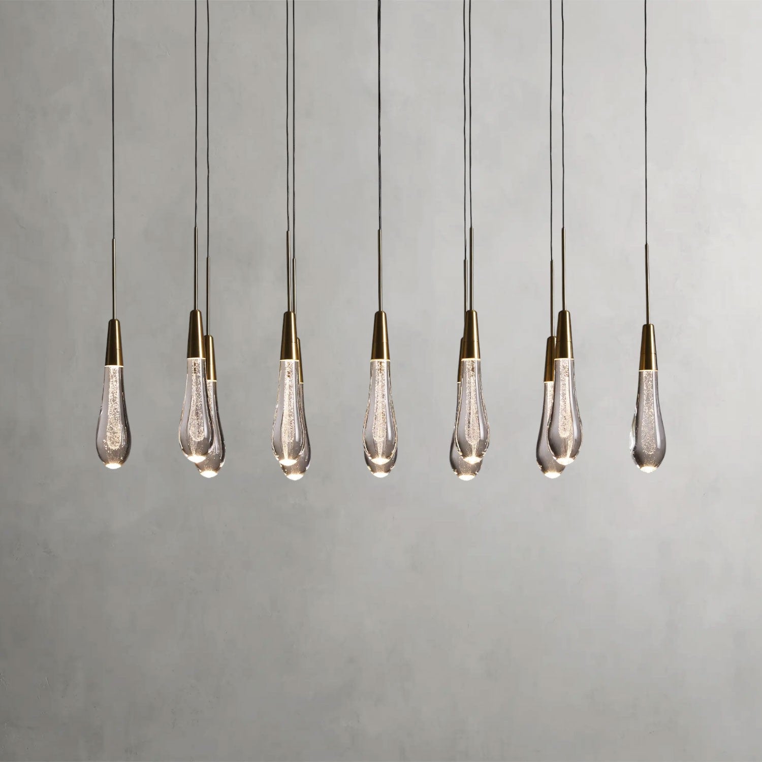 Soltaire Linear Chandelier 37", 50", 60", 70"
