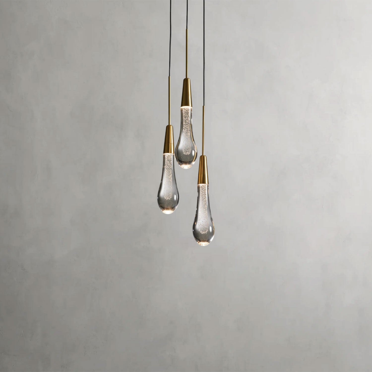Soltaire Cluster Pendant