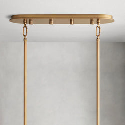 Delsie Oval Chandelier 51", 63", 72"