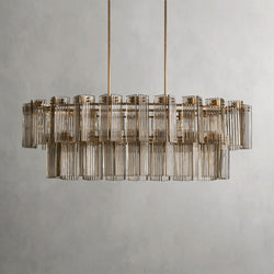 Delsie Oval Chandelier 51", 63", 72"