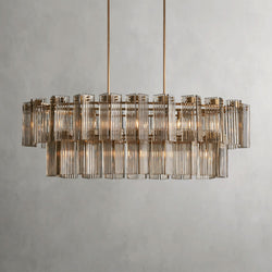 Delsie Oval Chandelier 51", 63", 72"