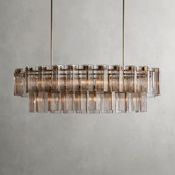 Delsie Oval Chandelier 51", 63", 72"