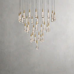 Soltaire Round Chandelier 17", 24", 36", 58"